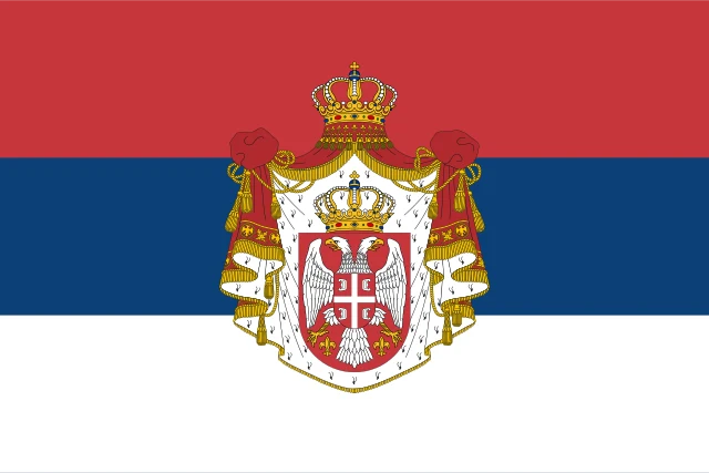Flag of Kingdom of Serbia