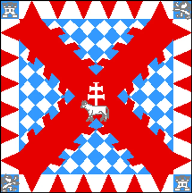 Flag of Caravaca de la Cruz